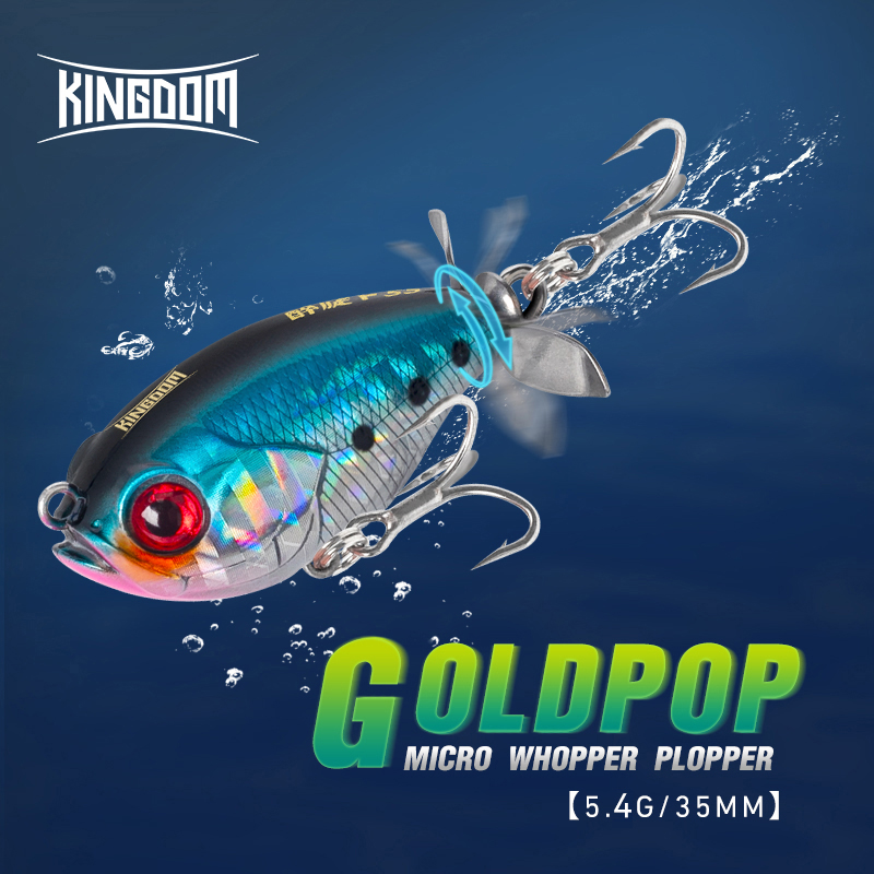 Fishing Lure Popper - Kingdom elica Topwater Popper Fishing Lure