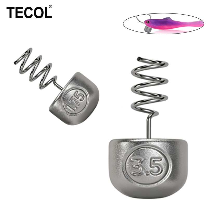 Fishing Lure Accessories - Piombo a molla a spirale TECOL