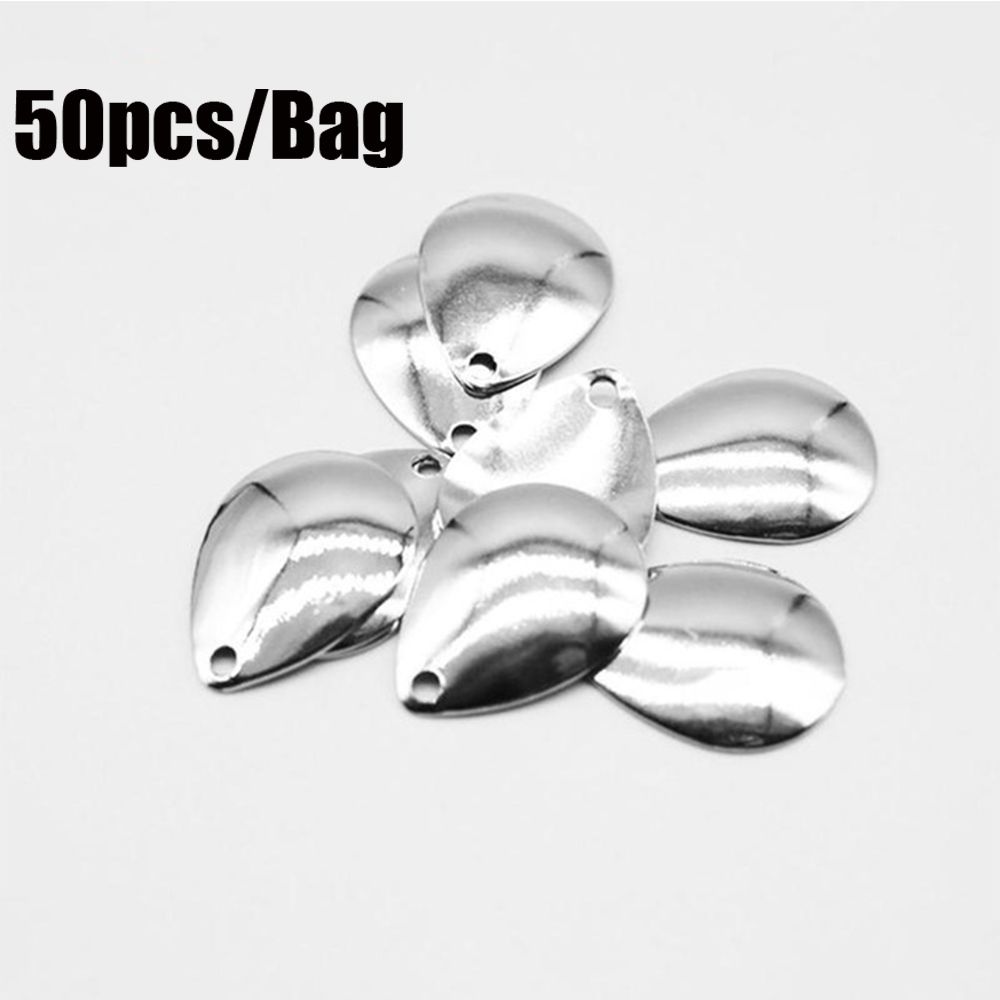 Fishing Lure Spoon - 50 pezzi di esche rotanti con