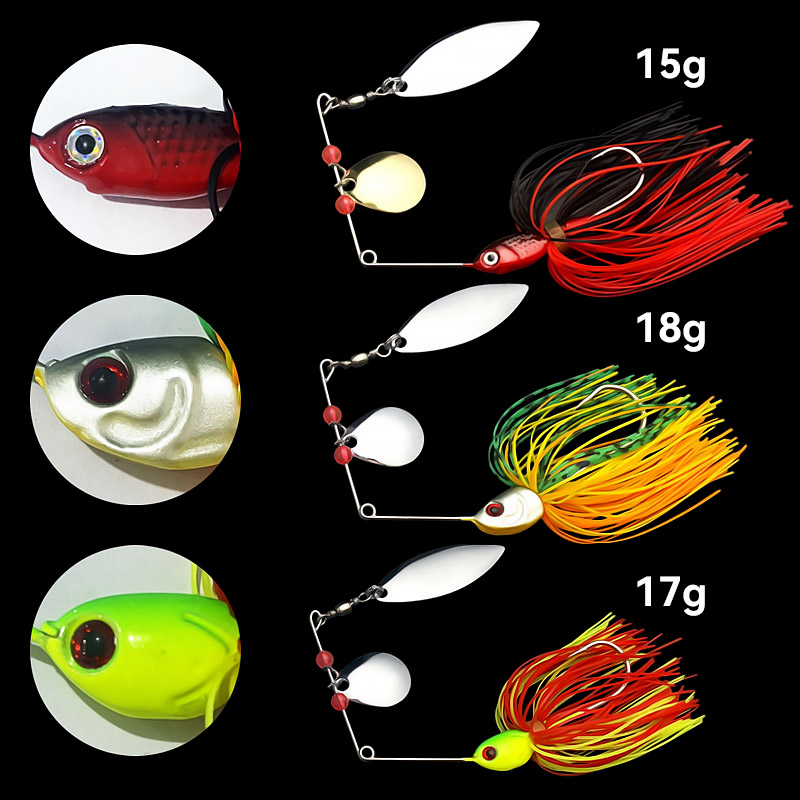 Bazooka 15g 18g Spinnerbait Ri - Fishing Lure Spoon recensione e prezzo