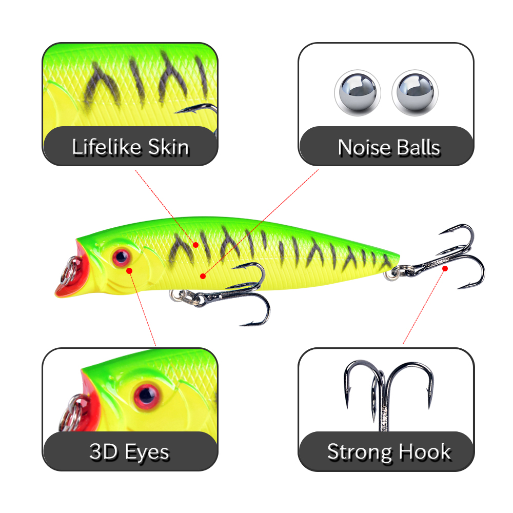1 pz esche da Pesca di alta qu - Fishing Lure Popper recensione e prezzo