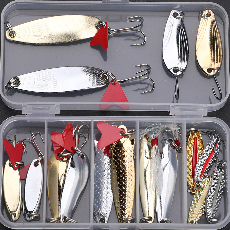 Kit di esche da pesca 16 pezzi - Fishing Lure Spoon recensione e prezzo