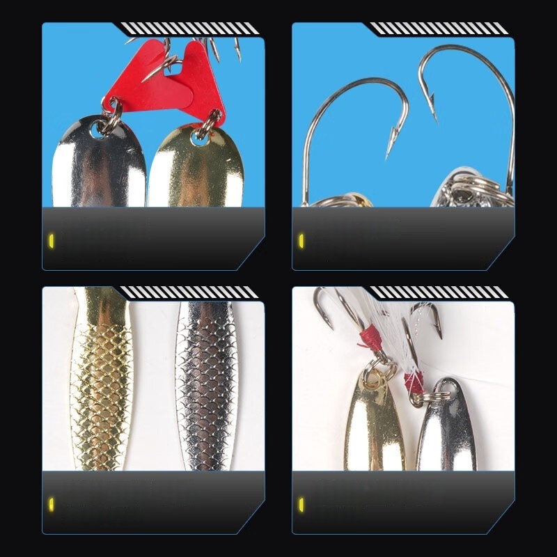 Kit di esche da pesca 16 pezzi - Fishing Lure Spoon recensione e prezzo