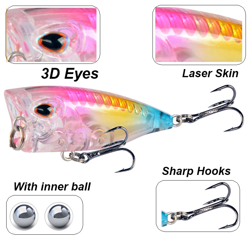 YUCONG 1PC Mini Popper Richiam - Fishing Lure Popper recensione e prezzo